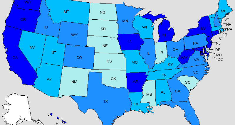 Lowest Paying States for Recreational Therapists - StudyPK