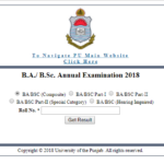 Punjab University Result B.A./ B.Sc. Annual Examination 2018