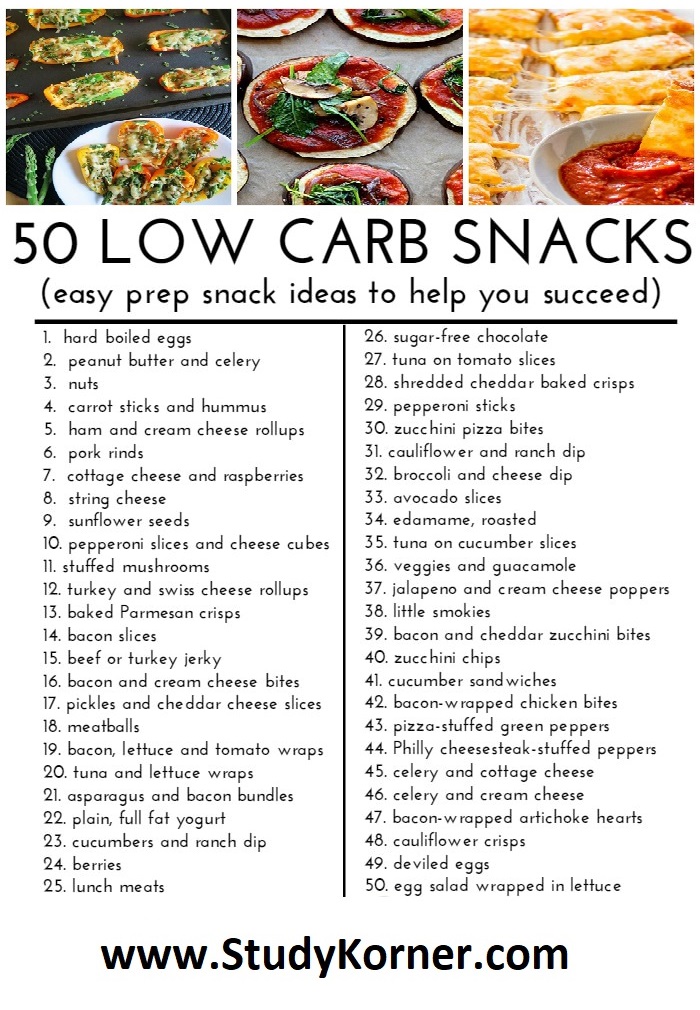 50 Low Carb (Keto) Snacks Ideas to Keep You Full and Energized - StudyPK