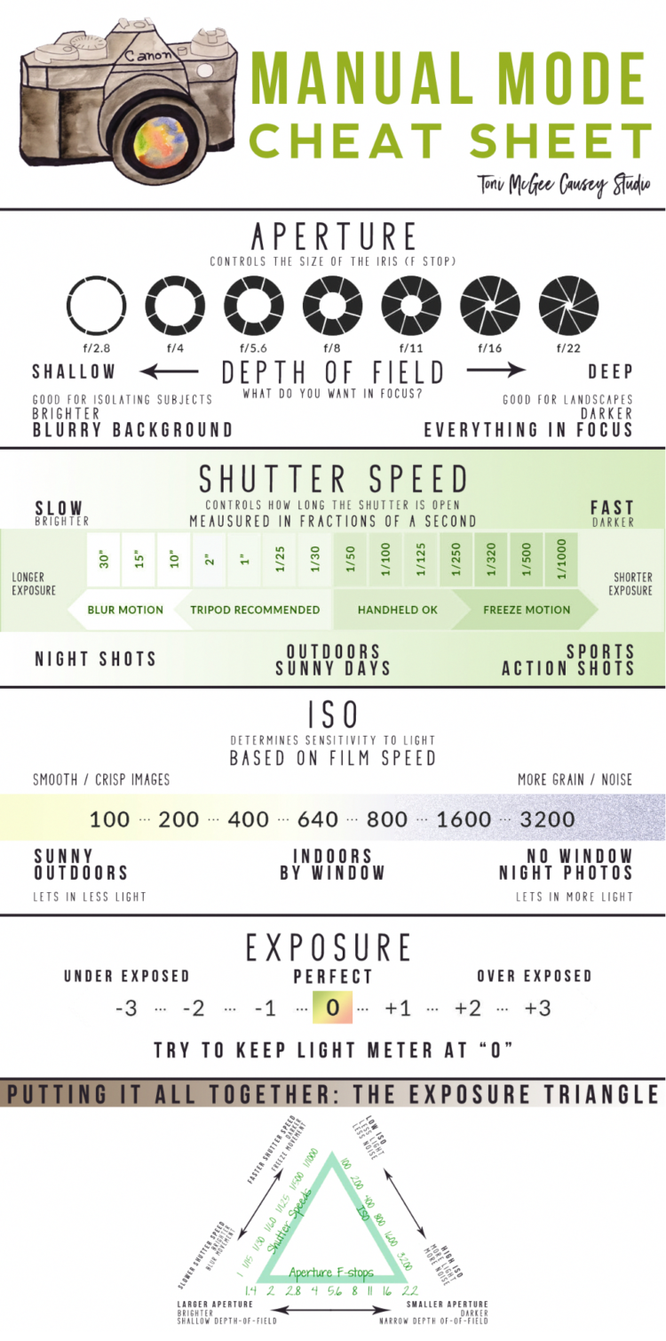 Photography Settings Cheat Sheet - StudyPK